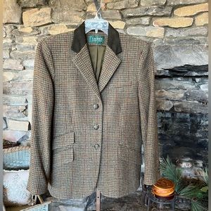 Lauren Ralph Lauren Brown Plaid Blazer